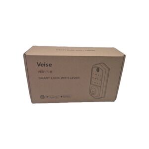 Veise VE017-b Keyless Entry Fingerprint Smart Lock with Handles Satin Nickel NEW